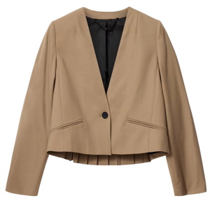 AllSaints Poppy Single Breasted Pleated Blazer